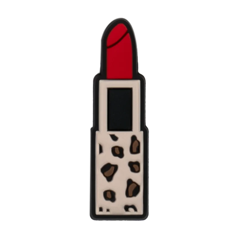 1/25PCS Glamour & Edgy PVC Shoe Charms for Clogs, Leopard Lipstick, Pink Car, High Heels DIY Accessories for Teens & Adults