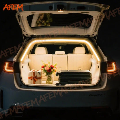 FOR 11-22 LEXUS CT200 Trunk Light Modification light Atmosphere lights White warm white Rear Trunk LED Light Bar