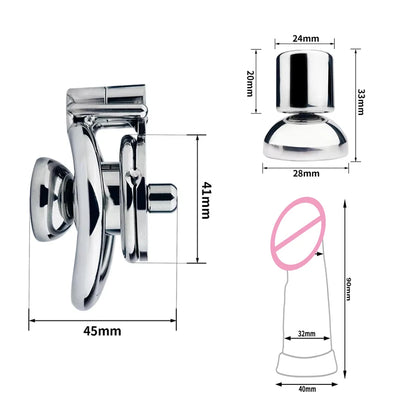 FRKO Negative Inverted Chastity Cage With Hollow Long Real Silicone Dildo CB Cock Lock Cage Adult Games BDSM Sex Toys Men Gay