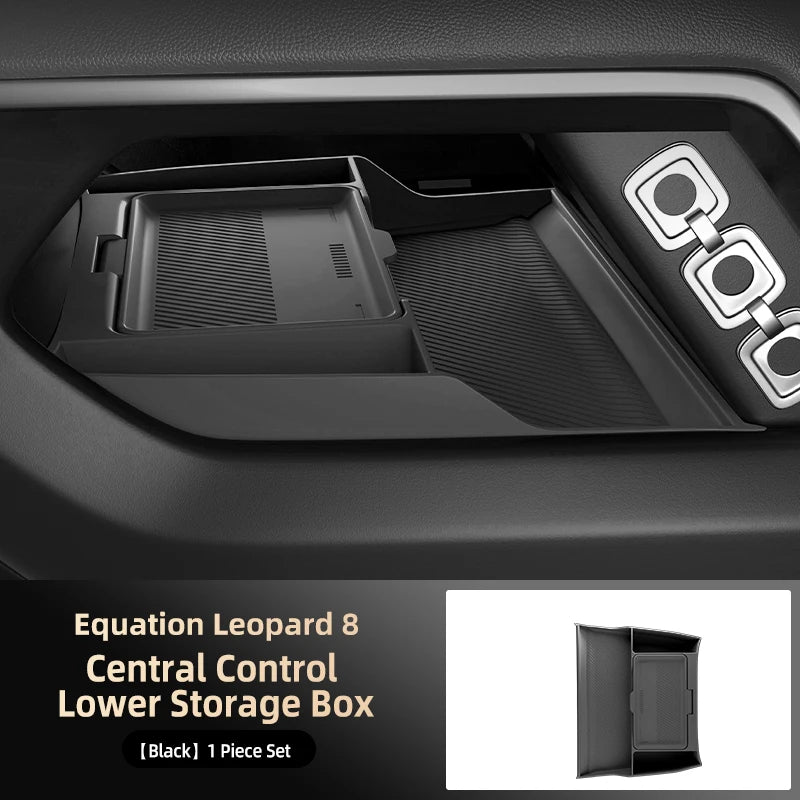 For ‌‌2024 Formula Leopard 8 Denza B8 Storage Box Center Armrest Hidden Box Cup Holder Organizer Interior Accessories