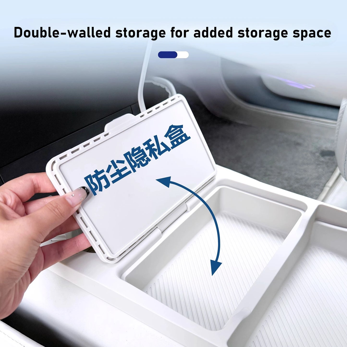 For Geely EX5 Central Control Storage Box Armrest Box Lower Storage Box Interior Modification Accessories