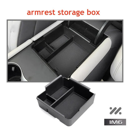 Armrest Storage Box Organizer for MG IM6 IM MOTORS LS6 2025 2026 Car Interior Accessories