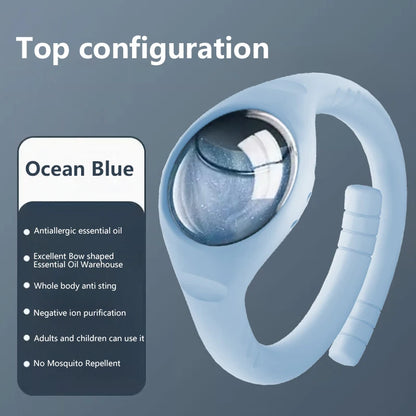 Mosquito Oil Repellent Bracelets Anti Mosquitoes Bite Wristband Outdoor Mosquitoes Bracelet With Natural Essential Oil 2025 ﻿New