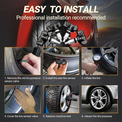 1/4PCS TPMS Tire Pressure Sensor Monitoring System 5Q0907275B For Audi RS3 Bentley Bentayga Porche Volkswagen Beetle Golf Eos