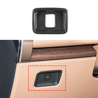 cheya Real Carbon Fiber Car Center Control Panel, Car Inner Door Panel for Land Rover Range Rover Vogue L460 2024+ Accessories