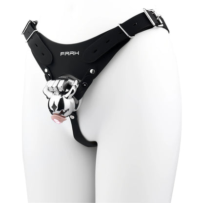 FRRK Meteor Small Mouth Sissies Male Chastity Cage Detachable Silicone Urethral Catheter Adult BDSM Belt SM Sex Tooys For Man