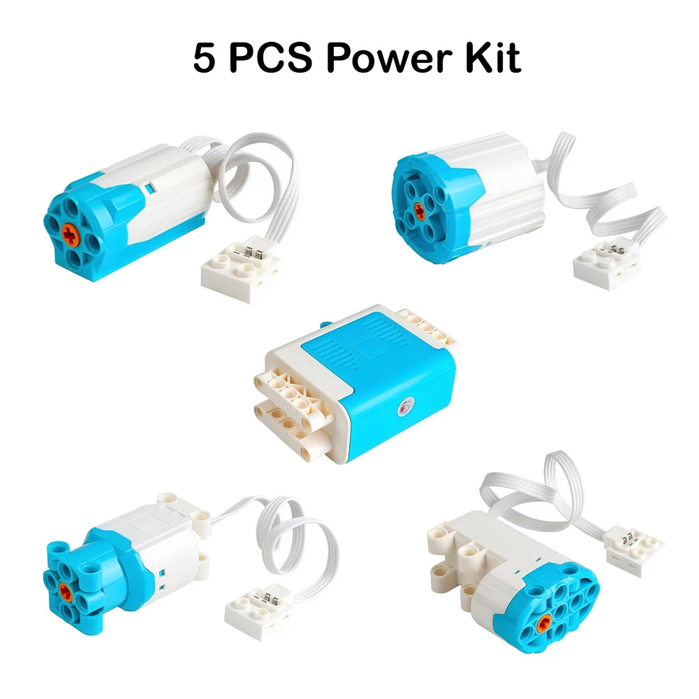 New Version MOC Power Functions M L XL Servo Motor 8883 88003 8882 AA Battery Box 8881 Technical Part Building Blocks for legoed