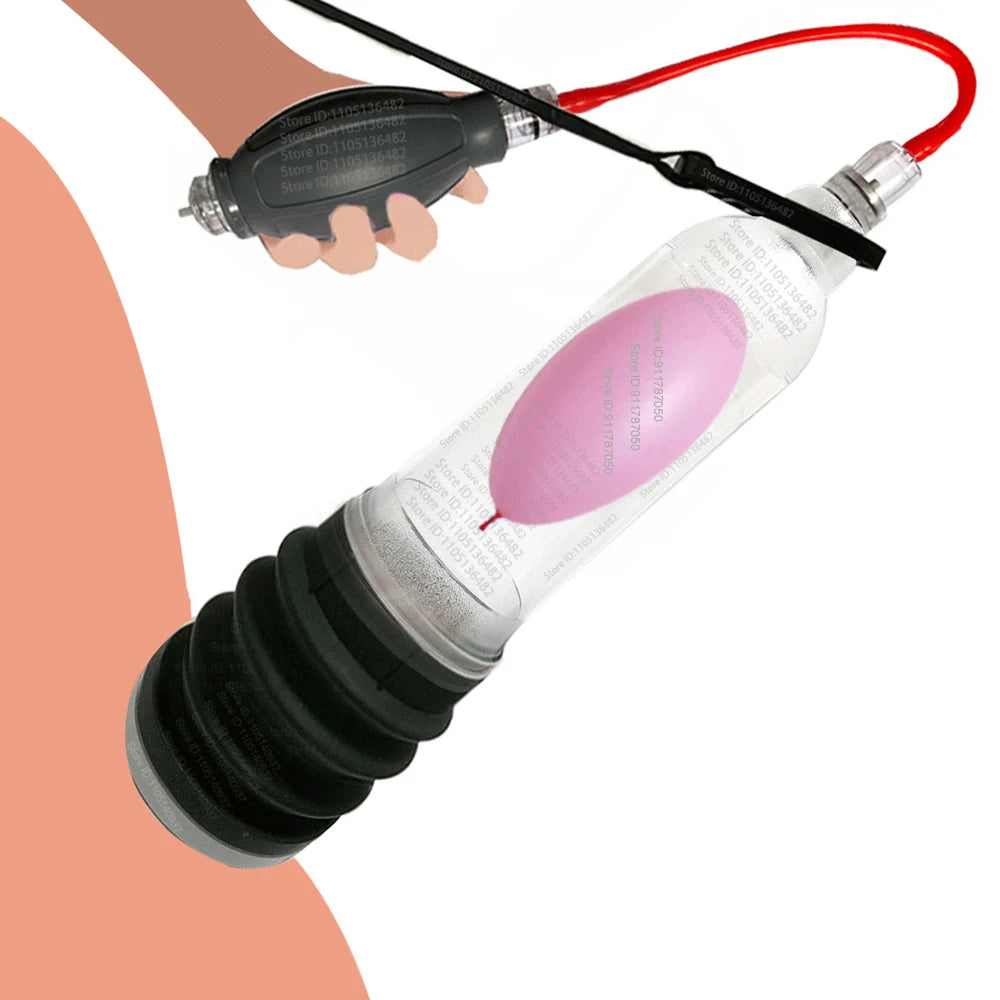 Male Penis Pump Water Vacuum Pump For Men Penis Enlargement Pump Dick Extender Cock Exercises Pump Glans Trainer Adults Sex Toys