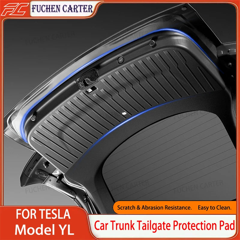 For Tesla Model YL Launch 2026 Car Trunk Tailgate Protection Pad Trunk TPE Anti-dirty Waterproof Protective Pad Car Accessories