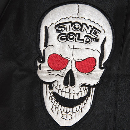 Steve Austin 3:16 Smoking Skull Vest Skull Vest Texas Rattlesnake New Austin 3:16 Smoking Skull Vest New Stone