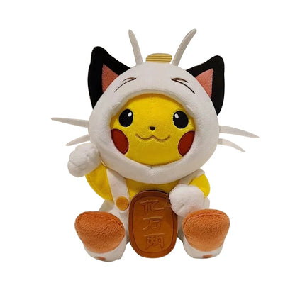 Kawaii Tokyo Bay Pikachu Stuffed Toys Cartoon&Cute Pikachu Plush Dolls Throw Pillow Birthday Gift for Kids Friends Boys
