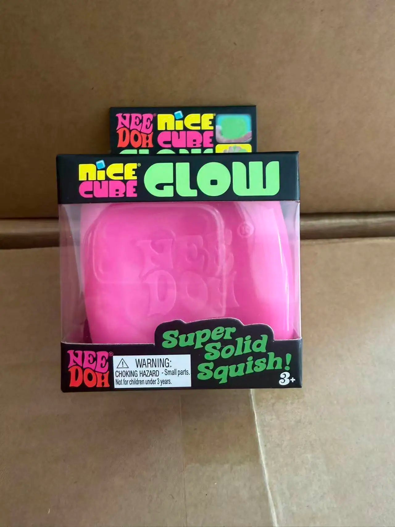 Schylling Needoh Nice Cube Sensory Fidget Toy Stress Relief Squish Teenie Size Super Solid Soft Slow Firm Fast Squeeze