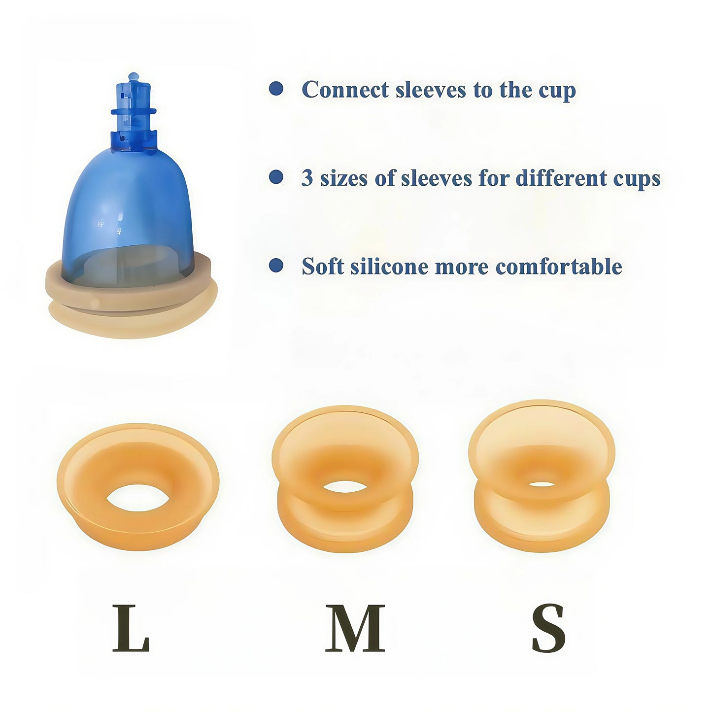 New Male penis enlargement and lasting training Size Master Vacuum cup with adjustable length of metal holder