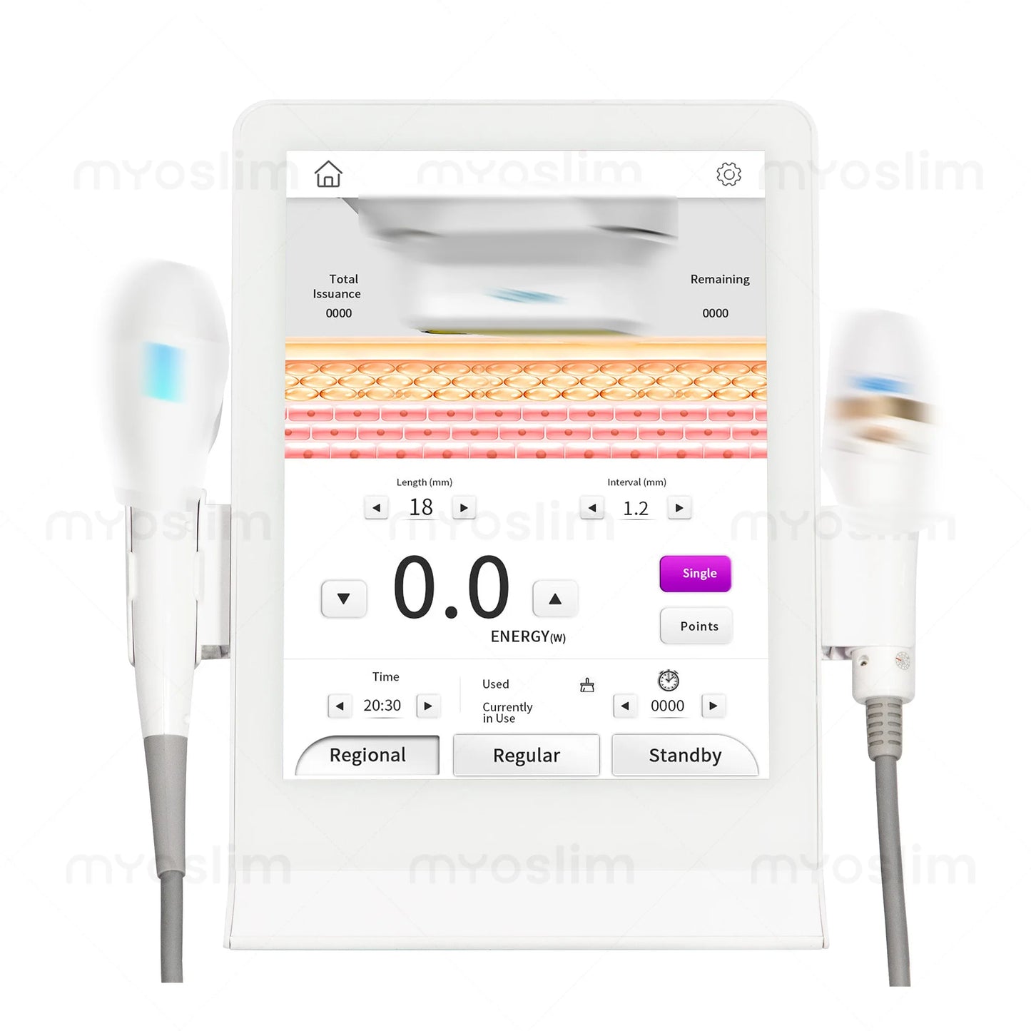 Professional 2 in 1 Skin Beauty Star Anti-Aging Machine Wrinkle Removal Skin Firming Face Neck Lifting Device