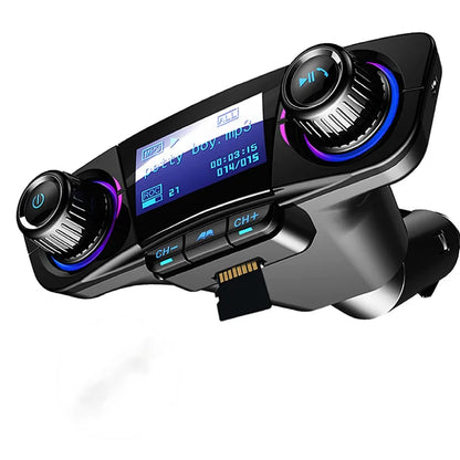 Car Bluetooth Charger FM Transmitter Mp3 Player Auto Wireless Handsfree Dual USB Charger LED Screen Bluetooth 5.0 Car Adapter