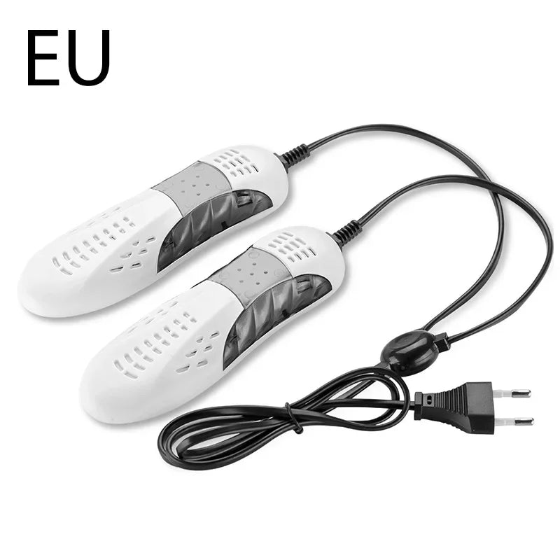 18W EU/US Plug Race Car Shape Light Shoe Dryer Foot Protector Boot Odor Deodorant Dehumidify Device Household Shoes Drier Heater