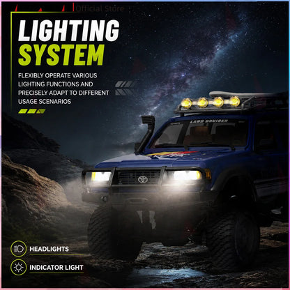 JXC LC80 4WD Brushed RC car  2.4GHz RTR 1/12 Electric Remote Control Electric Off-Road Climbing Car Model Cars Toys Gift