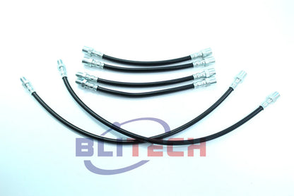 Stainless Racing Steel Brake Line Kit Cables For BMW E36 E34 E32 Red Blue Silver Black