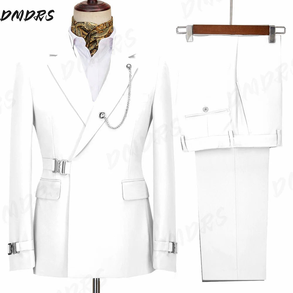 Wedding Suits For Men Elegant Blazers Set 2 Pieces Formal Classic Jackets Pants Full Coats Luxury Business 2026 Costume