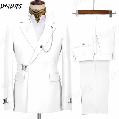 Wedding Suits For Men Elegant Blazers Set 2 Pieces Formal Classic Jackets Pants Full Coats Luxury Business 2026 Costume