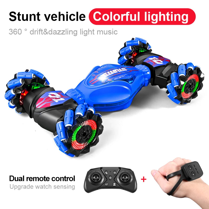 Gesture sensing remote control dual control drifting stunt car, 360 ° rotation of lighting sound effect, Christmas birthday gift