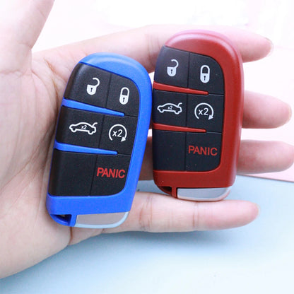 Car Key Fob Shell Case Housing for Jeep/Dodge/Chrysler/FIAT 300 500 500L 500X Toro Compass Renegade Charger Challenger Redeye