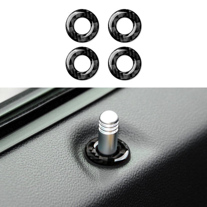 For Chrysler 300 (2011-2014) Car Center Console Gear Shift Panel Steering Wheel Cover Carbon Fiber Interior Sticker Accessories