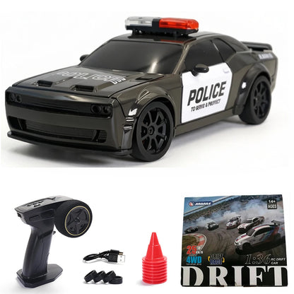 JBL 1/36 RC Drift Car 2.4G High Speed Remote Control Vehicle with Gyroscope 4WD Mini Electric Racing Car Desktop Toys