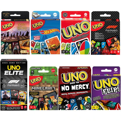 UNO Filp Playing Cards games,Super Mario,Minecraft,Lord of The Ring,Hot Wheels,No Mercy,Social Board Table party games,kids toys
