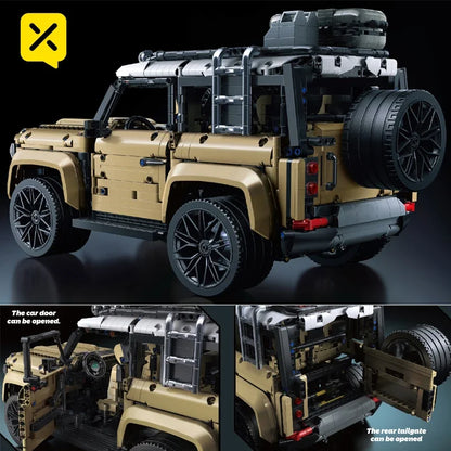 1:8 Multi-Model Building Blocks Car Off-Road/Racing/Truck Educational Bricks Parent-Child Interactive Toy Kid Adult Assemble Set