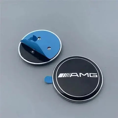 57mm Star Flat Hood Bonnet Logo Mercedes Benz W204 W124 W201 W202 W212 W220 W205 Emblem Badge stickers automobile Accessorie