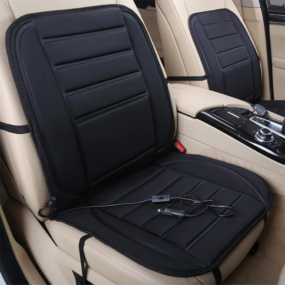 12V Heated Car Seat Cover Universal Car Seat Heater Thicken Car Heated Seat Cushion Warm Seat Protector Electric Cushions