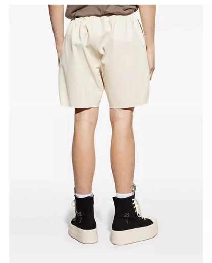 High Street Shorts Men's Dark RO Men's Side Split Casual Shorts 25RO Drawstring Loose High Street Wide Leg Shorts