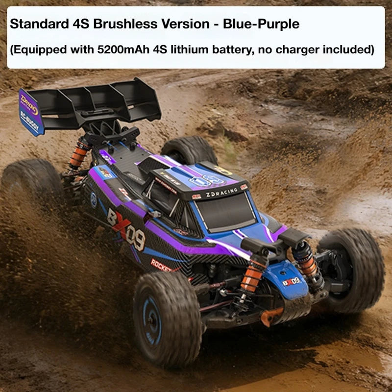 ZD RACING 1:9 BX09 Remote Control Electric 4WD Brushless 3S 4S 85KM/H High Speed Drift Car Off-Road Vehicle Buggy RTR Toy Car