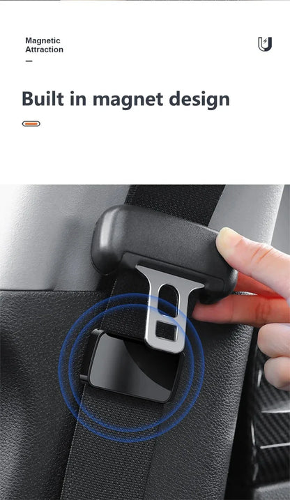 Fashion Magnetic Car Interior Supplies Seat Belt Holder Stabilizer For BMW i7 X7 G07 LCI iX I20 X1 U11 3 5 7 Series G70 G09 XM
