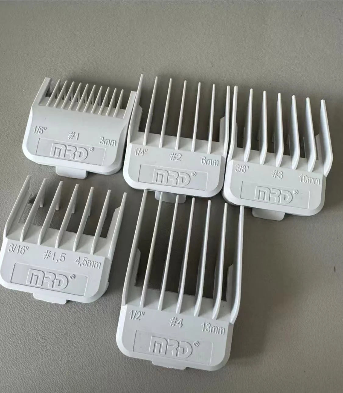 MRD Professional Hair Clipper Combs, Professional Cutting Guide Comb for Wahl with Metal magnet design 1.5/3/4.5/6/10/13MM