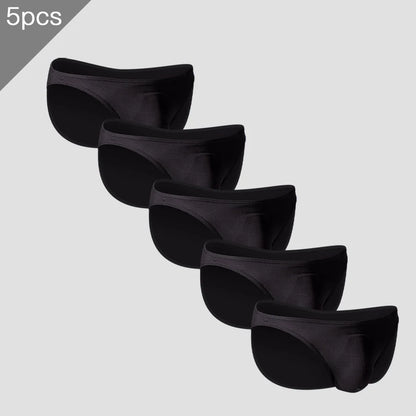 5pcs  Men's briefs U convex mode thin stretch sexy low waist tight narrow hem underpants