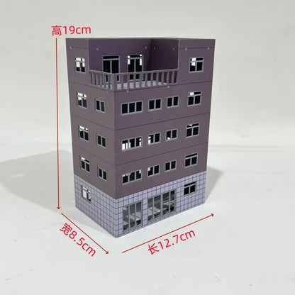 HO Scale 1/87 City Sand Table Train Scene Plastic Assembly Building Model Diy  Toy