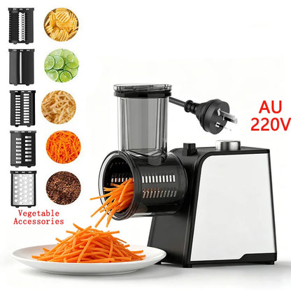 Multifunctional S6B Commercial Electric Food Processor Meat Grinder Sausage Stuffer Vegetable Cutter Slicer Shredder for Kitchen