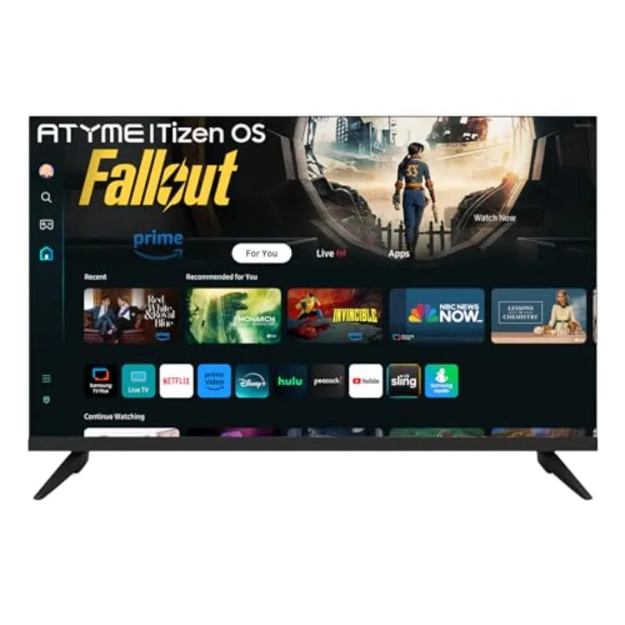 32-inch 720p HD LED Smart TV Powered by Tizen Os, WiFi Television, HDR 10, HDMI, Bluetooth, Flat Screen Television, 1*USB 3* HD