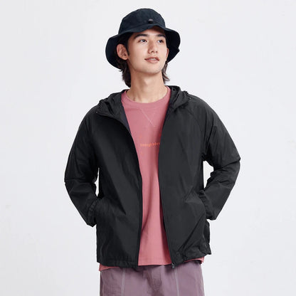 Semir Jacket Men'S Summer Foldable Storage Top Simple Casual Style Hooded Couple