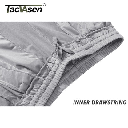 TACVASEN Men's Fleece Lined Track Pants Fall Winter Thermal Warm Jogger Pants Waterproof Workout Casual Drawstring Sweatpants