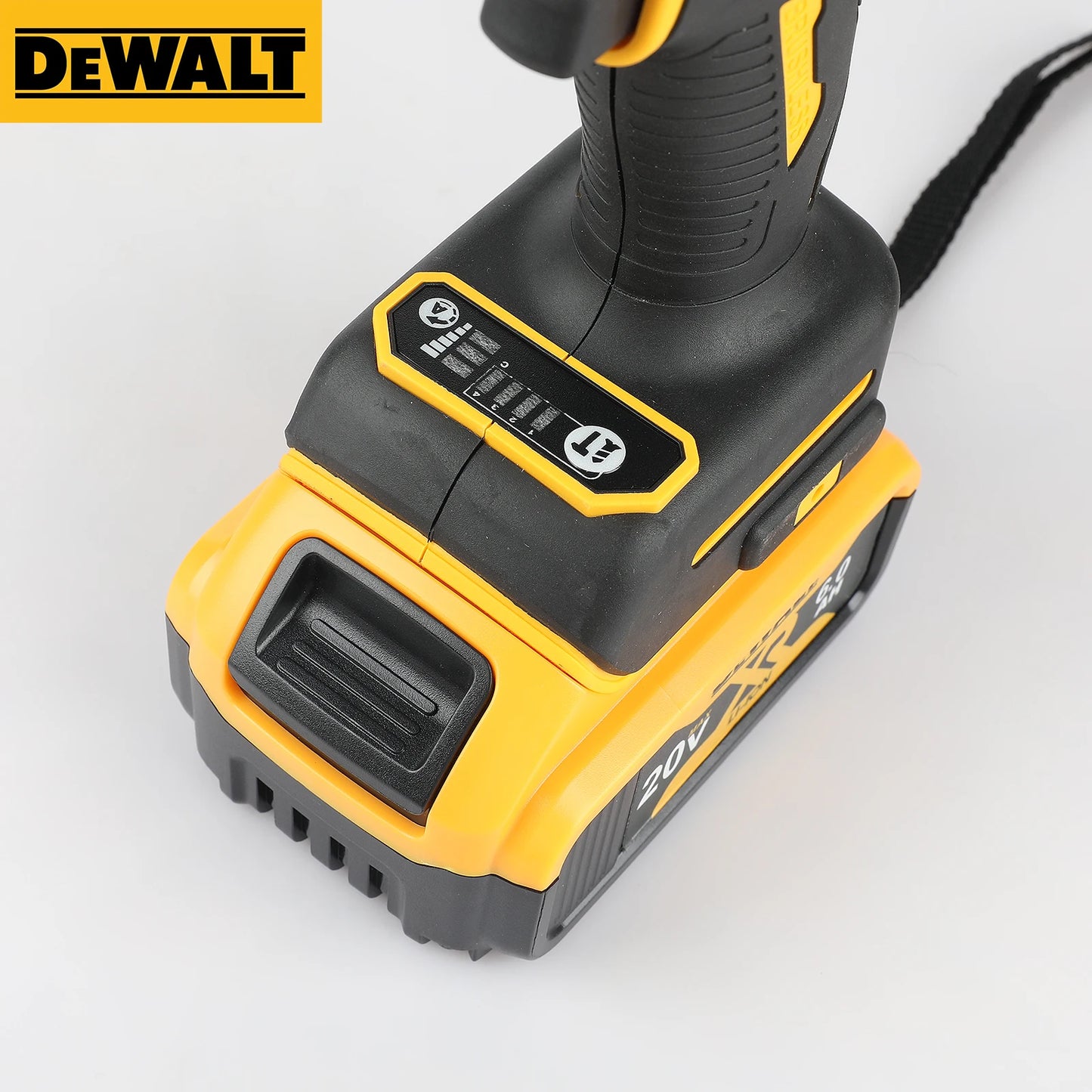 DEWALT DCF850 20V Cordless Lithium-Ion Impact Driver, High-Torque 3-Speed Rechargeable Electric Screwdriver, Bare Tool