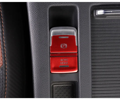 Car door unlocking button decorative sticker is suitable for Volkswagen VW new CC aluminum alloy interior button accessories