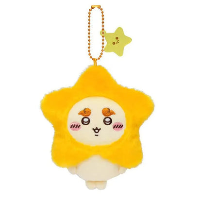 Jhiikawas Wish Star Series Plush Keychain Cute Usagi Hachiware Jiikawa & Friends Anime Pendant, Kawaii Bag Charm for Fans
