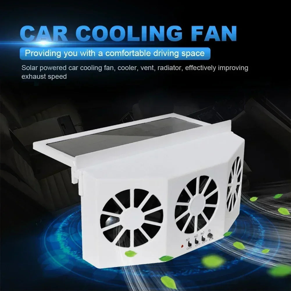 USB Car Auto Exhaust Fan Three-Head Air Cooler Car Ventilator Car Radiator Fan 4000RPM Car Window Air Vent Cooler for Vehicle