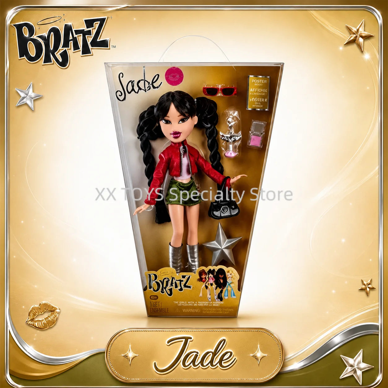 Original Bratz 25th Anniversary 2001 Reimagined Cloe Jade Sasha Yasmin Accessories Collectible Fashion Dress Doll Girls Gift Toy