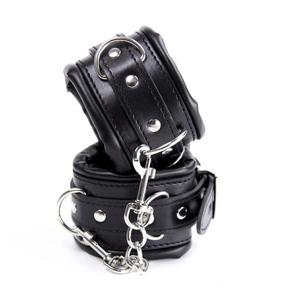 Adjustable Stainless Steel Spreader Bar Set Padded Leather  Kit Adjustable Collar Handcuffs Ankle Cuffs Restraints BDSM Adult
