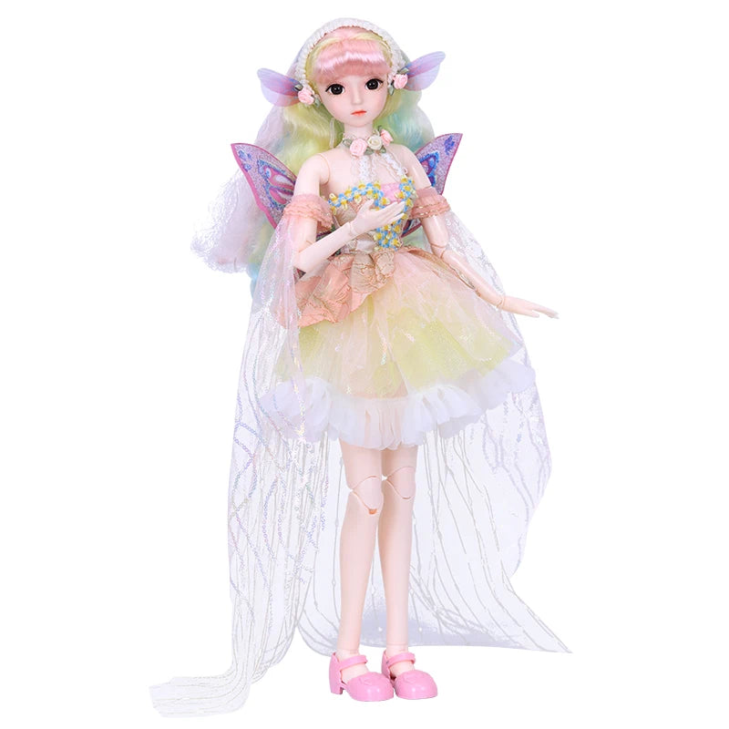 Special Price DBS Doll 1/3 BJD Mechanical Joint Body With Makeup Including Hair Eyes Clothes 62cm Height Girls Dream Fairy