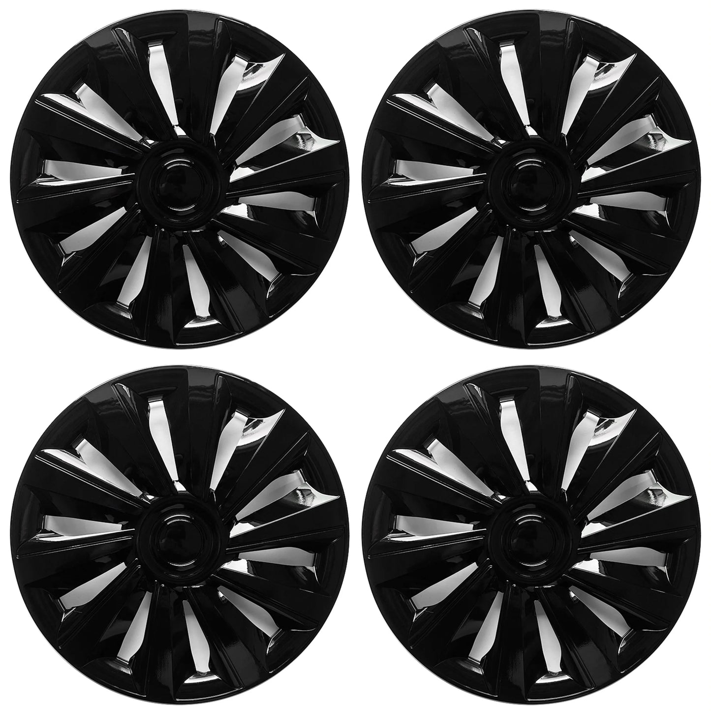 4pcs Hubcaps suitable for cars with 14-inch iron wheels, made of PP plastic can be used to decorate the appearance of car wheels